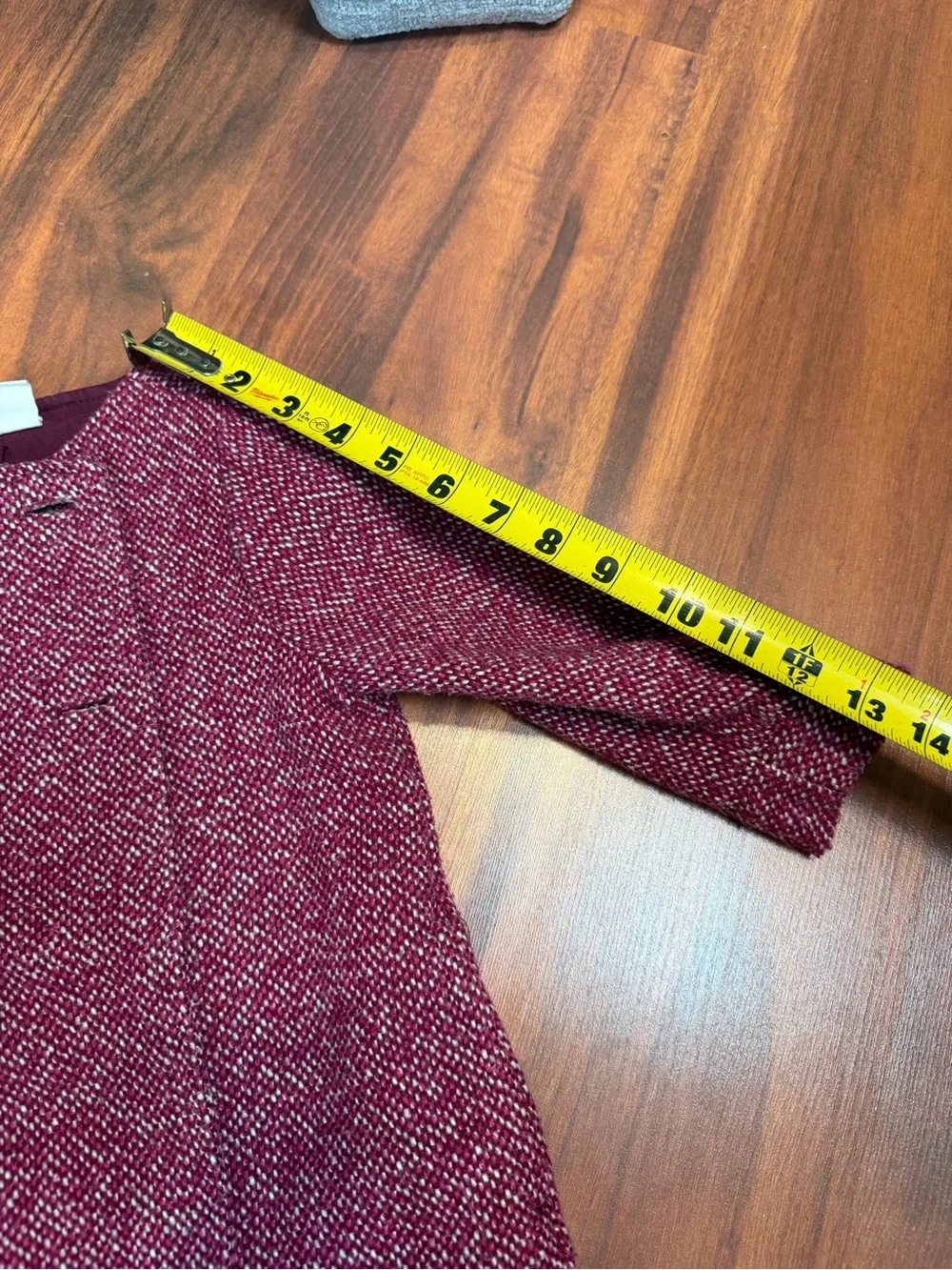 Crazy 8 Girls' Pink Tweed Double-Breasted Pea Coat